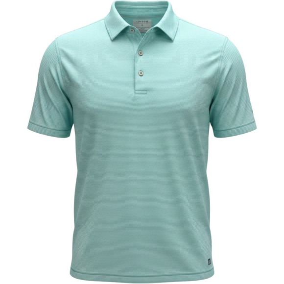 Linksoul Other - Ballyneal Linksoul Mens M Polo Shirt Mint Green White Stripe Golf Luxury